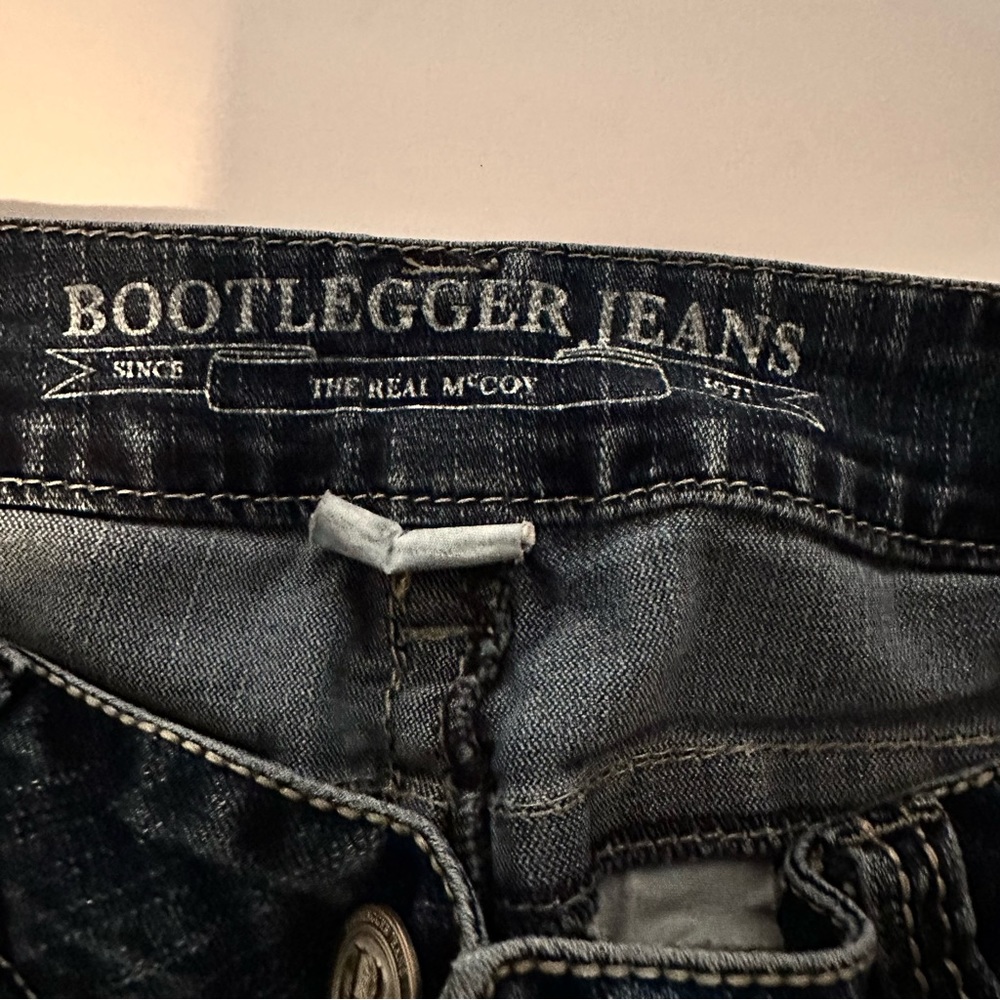 Vintage Bootlegger Cropped Jeans